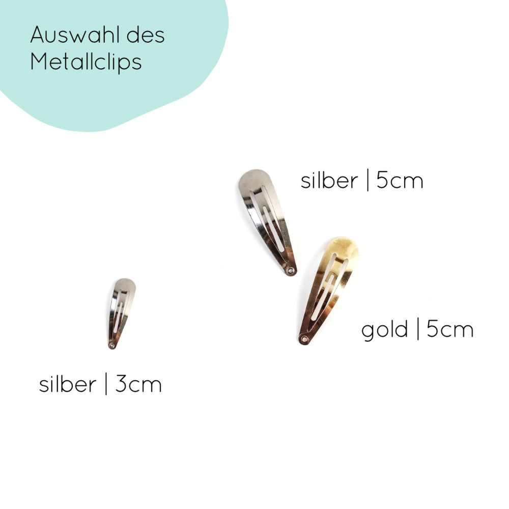 Haarschleifen Set | Emma-Mini | Haarclips | beige