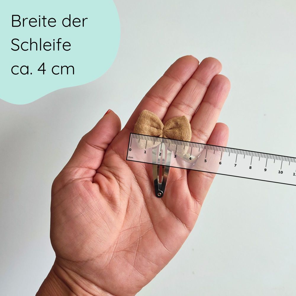 3-er Set Haarschleife | Emma-Mini | Haarclips | Herbst