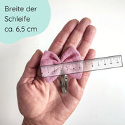 Set of 3 hair bows | Emma | Hair clips | pink