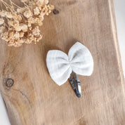 Hair bow | Emma | white