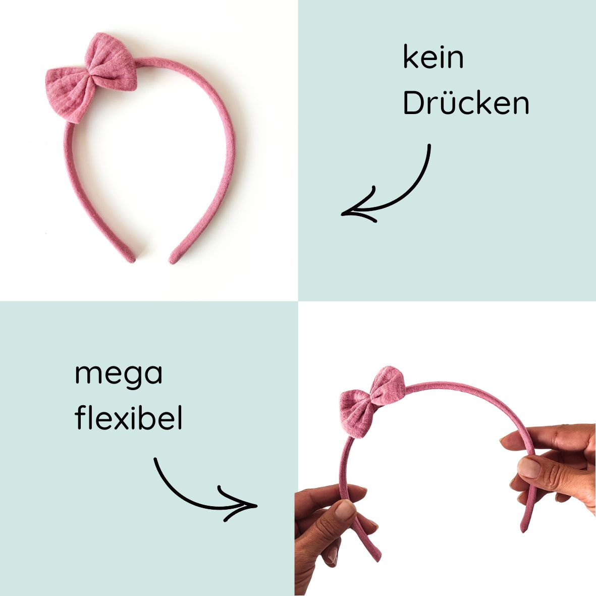Haarreifen | Schleife Emma | camel