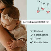 3-er Set Haarschleifen | Emma | natur