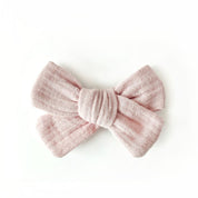 Haarschleife | MAXI | Alligatorclip | hellrosa