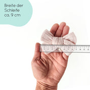 Haarschleife | MAXI | Alligatorclip | hellrosa