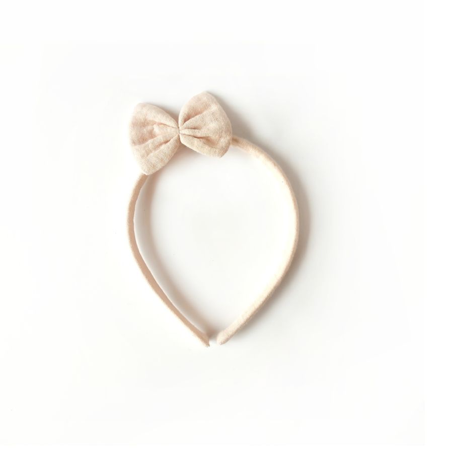 Haarreifen für Kinder in beige