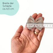 Hair bow | Emma | taupe