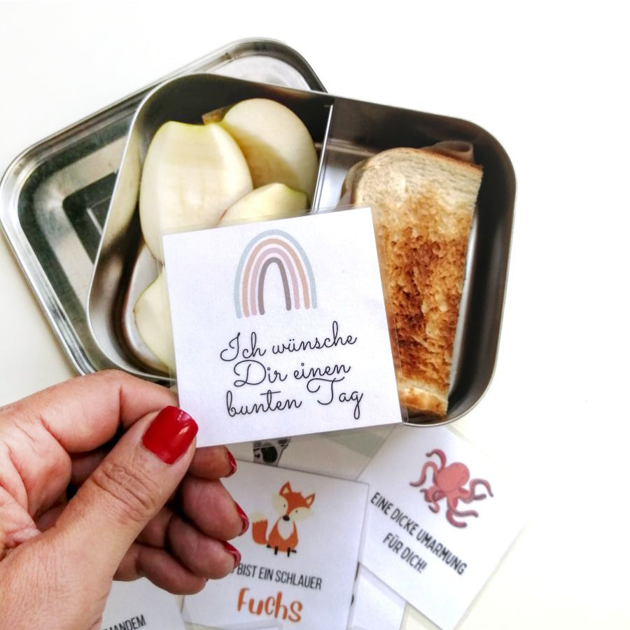DIY - Nachrichten für die Brotdose zum Ausdrucken