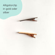 Haarschleife | MAXI | Alligatorclip | flieder