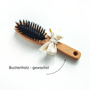 Haarbürste aus Buchenholz