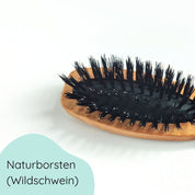 Haarbürste aus Buchenholz | Naturborsten