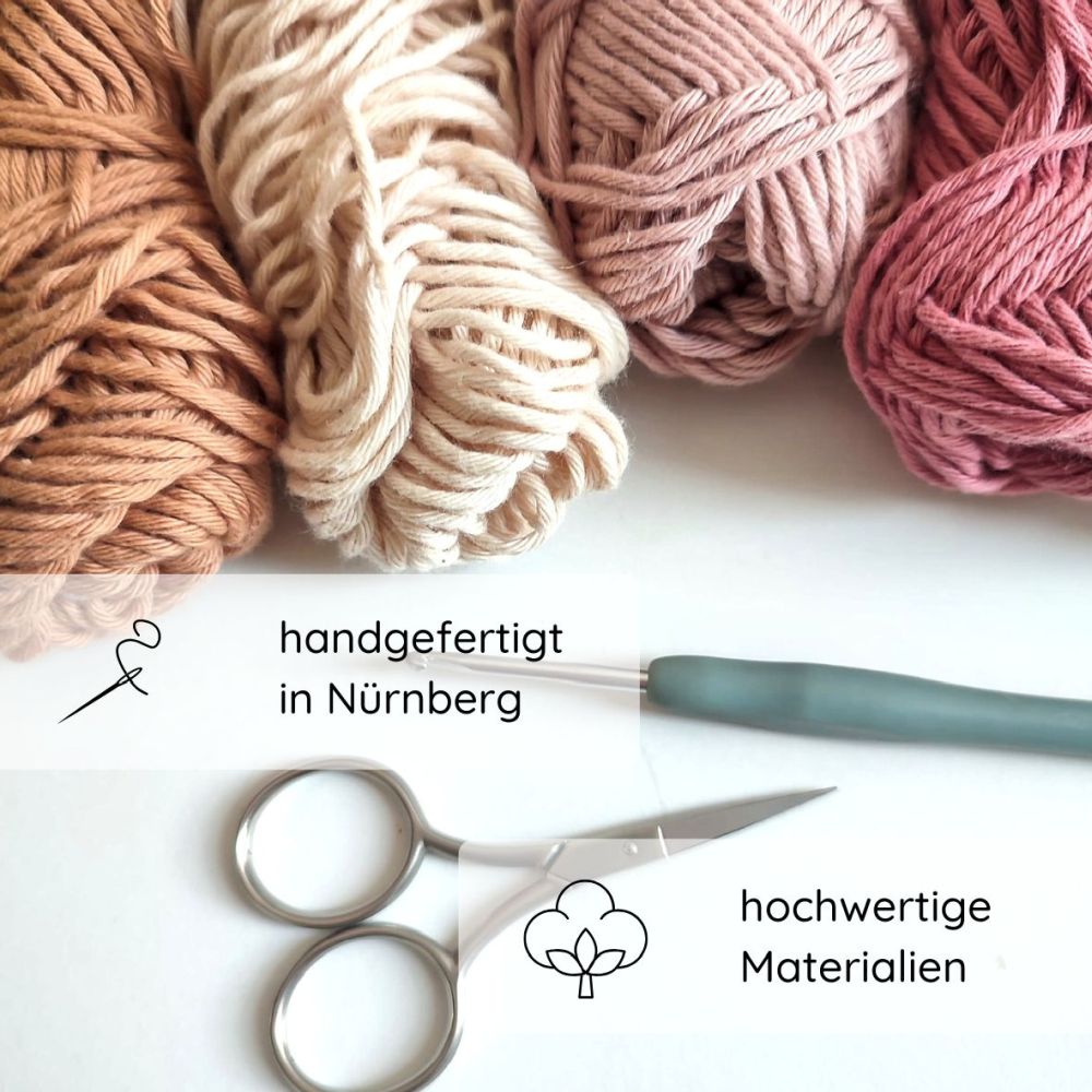 Baby Haarschleife | gehäkelt | altrosa