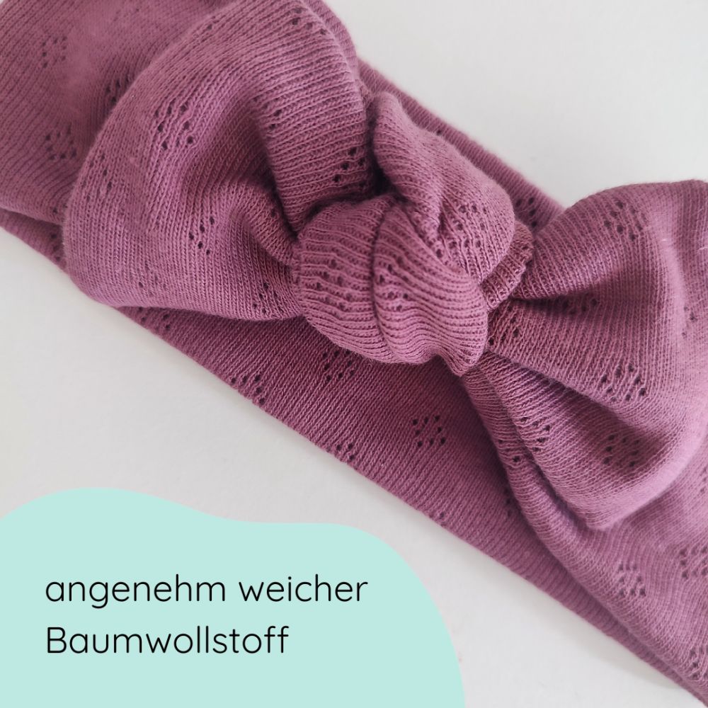 Stirnband mit Schleife | beere