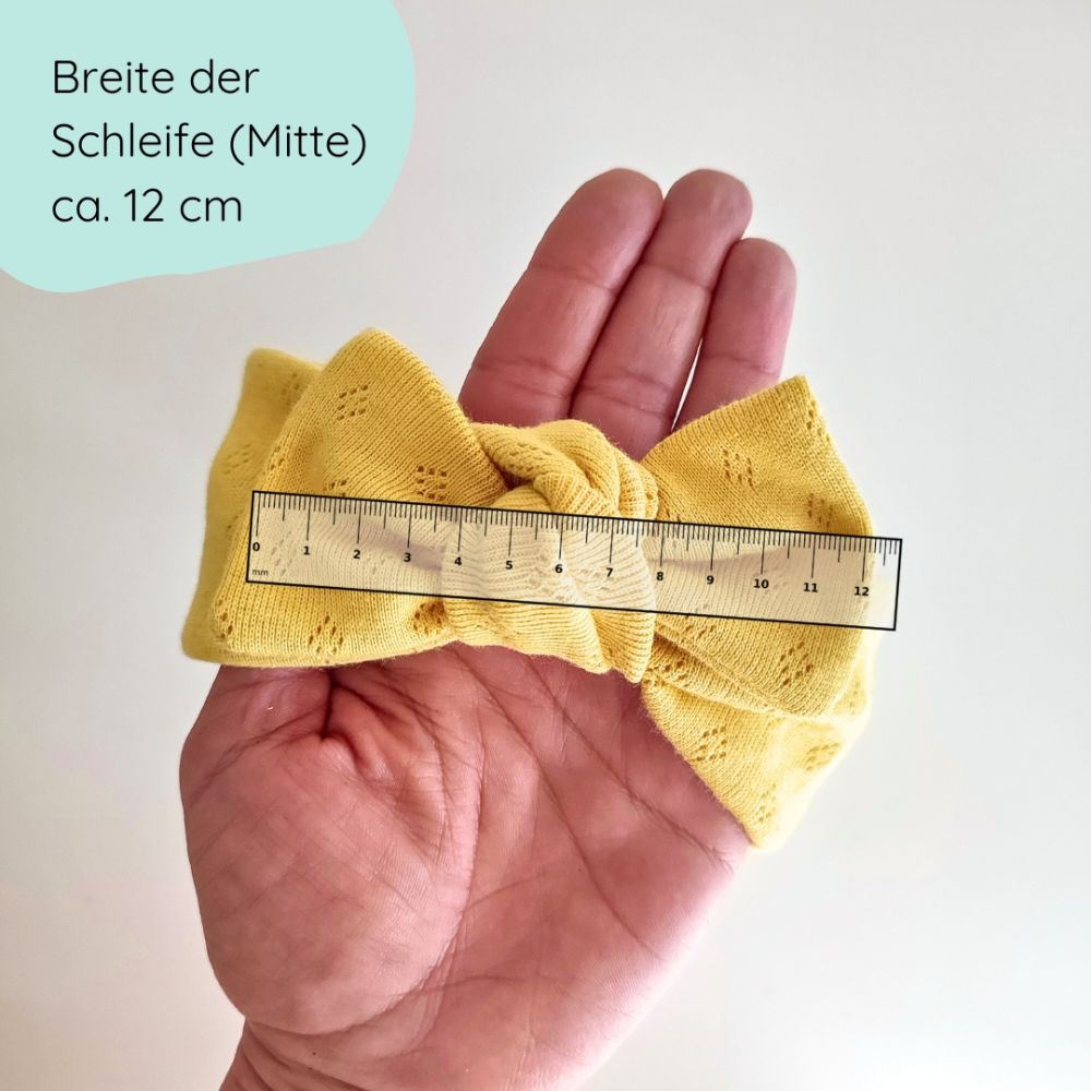 Stirnband mit Schleife | gelb