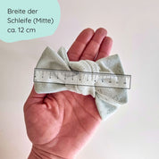 Stirnband für Babys mit Schleife in mint