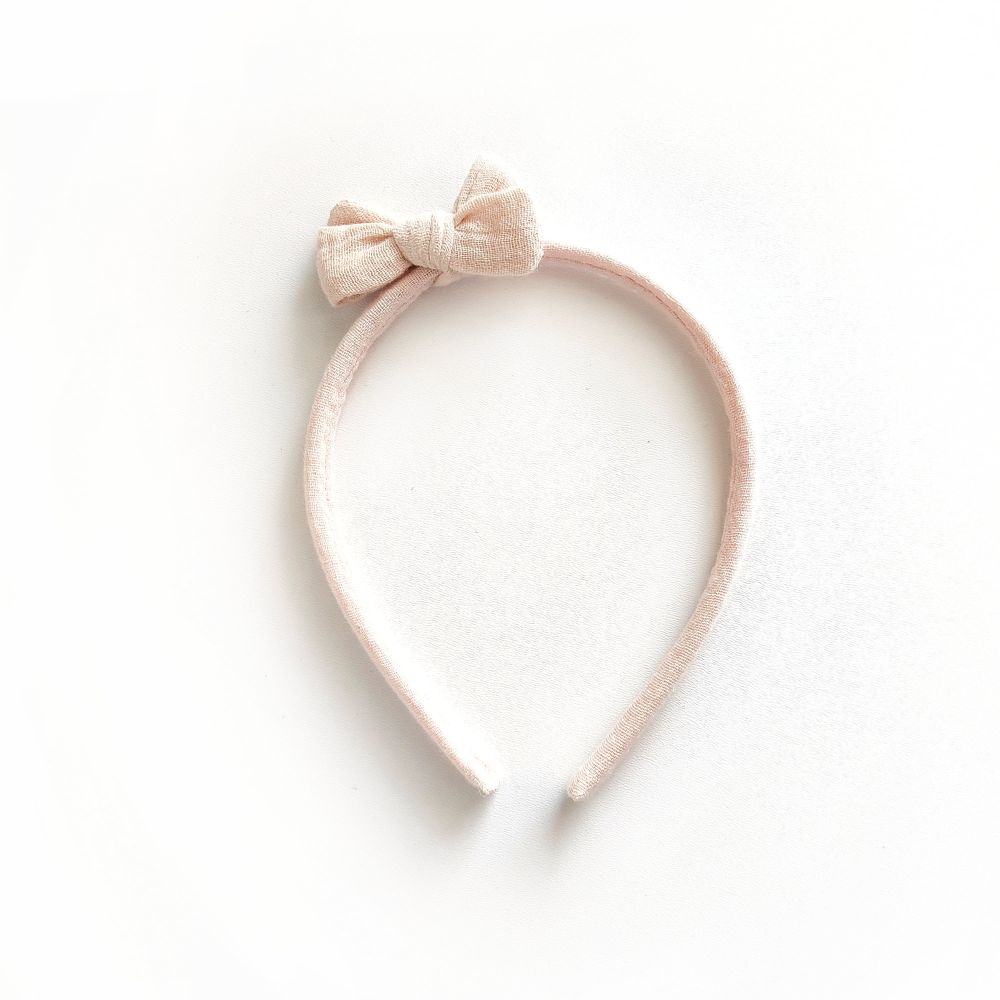Haarreifen | Schleife MIDI | beige