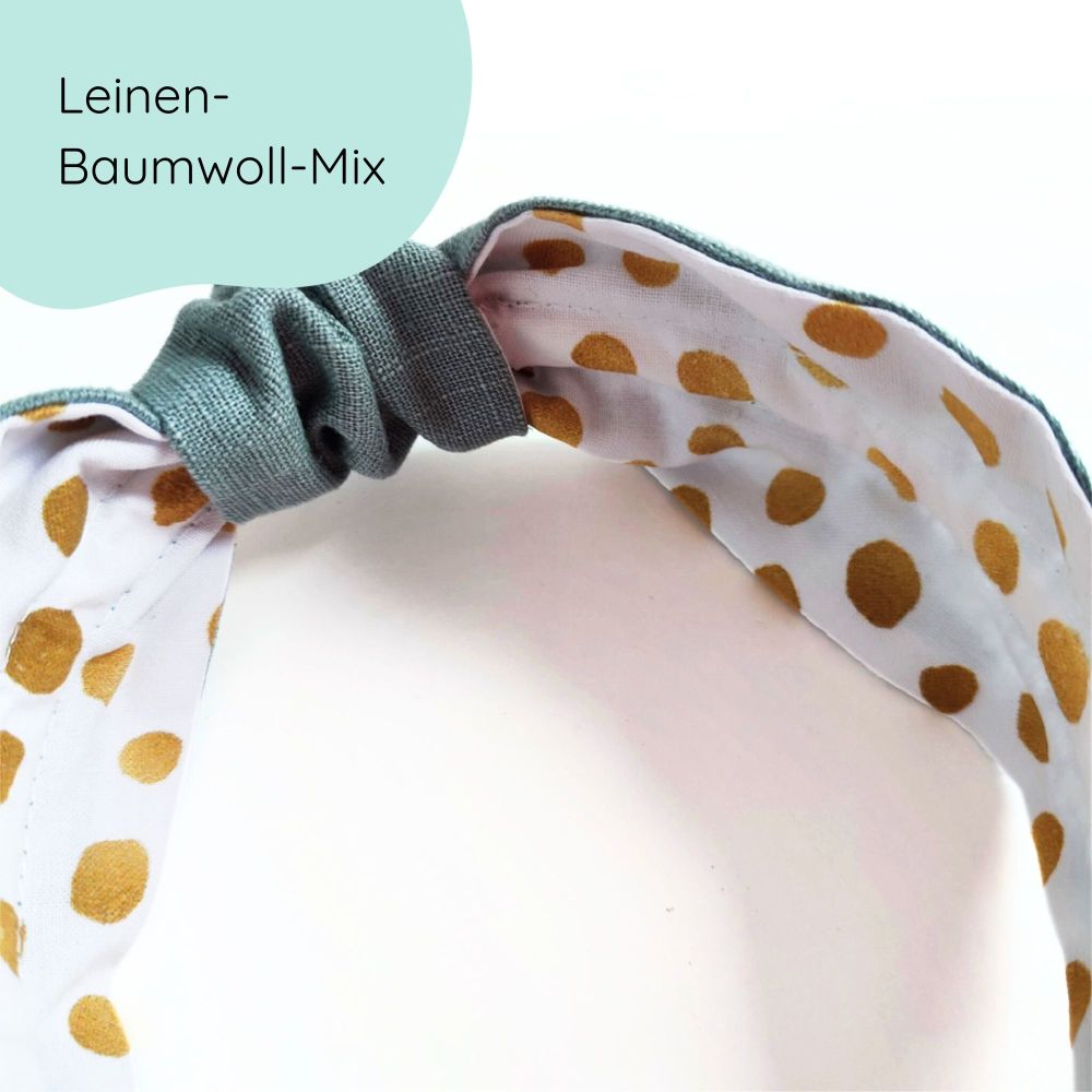 Headband | Knot | Linen - petrol