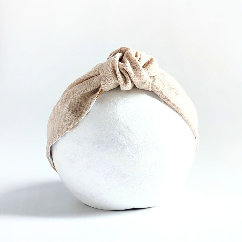 Headband | Knot | Linen - beige