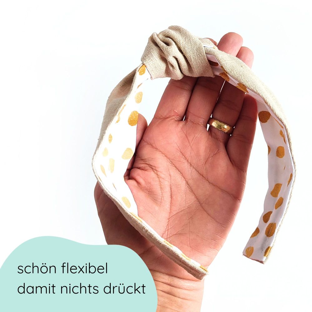 Headband | Knot | Linen - beige