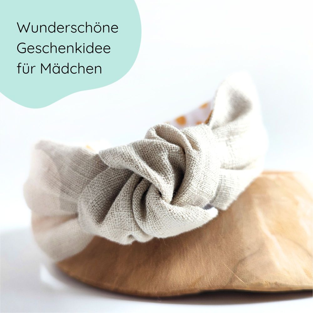 Headband | Knot | Linen - beige