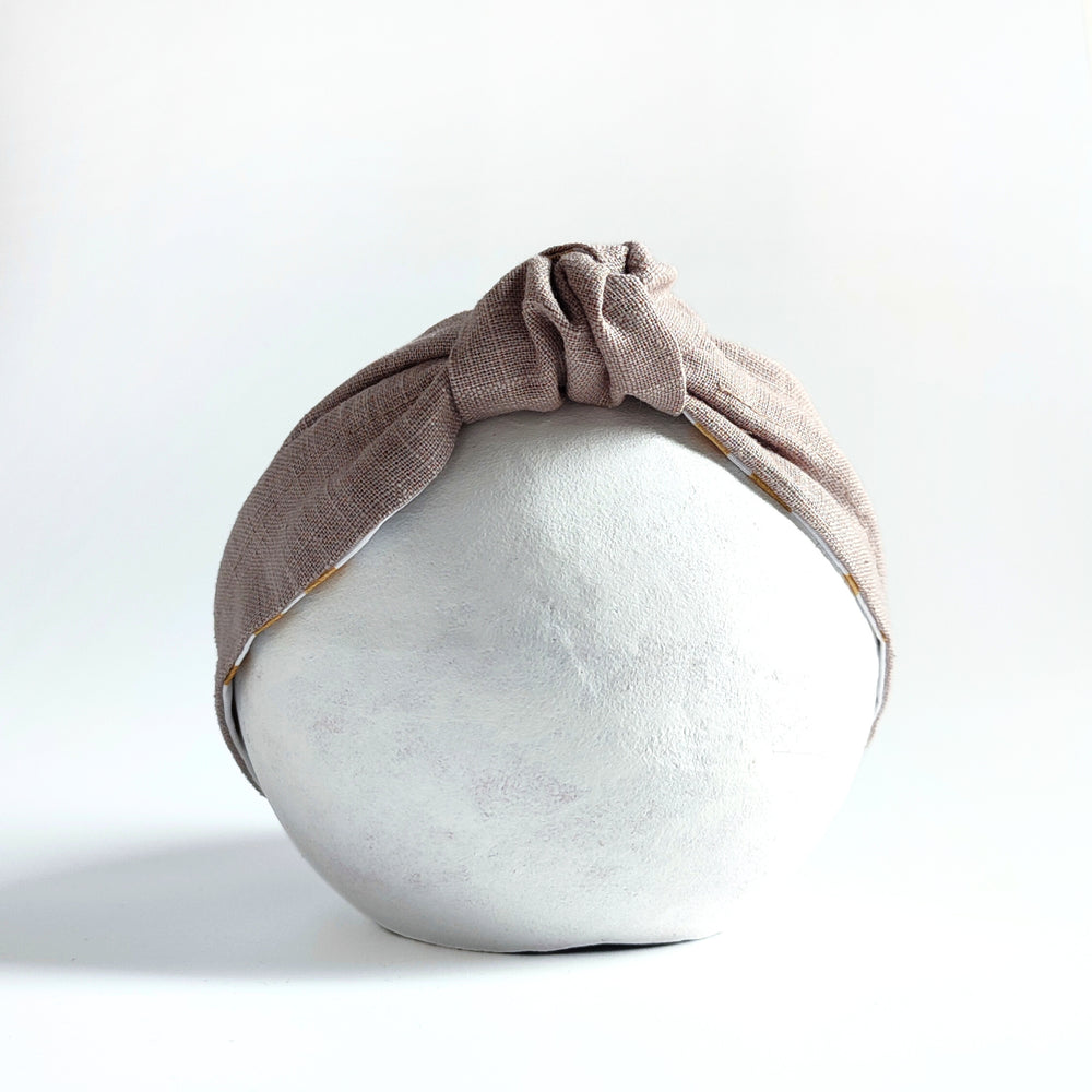 Headband | Knot | Linen - taupe