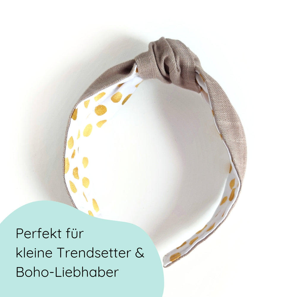 Headband | Knot | Linen - taupe