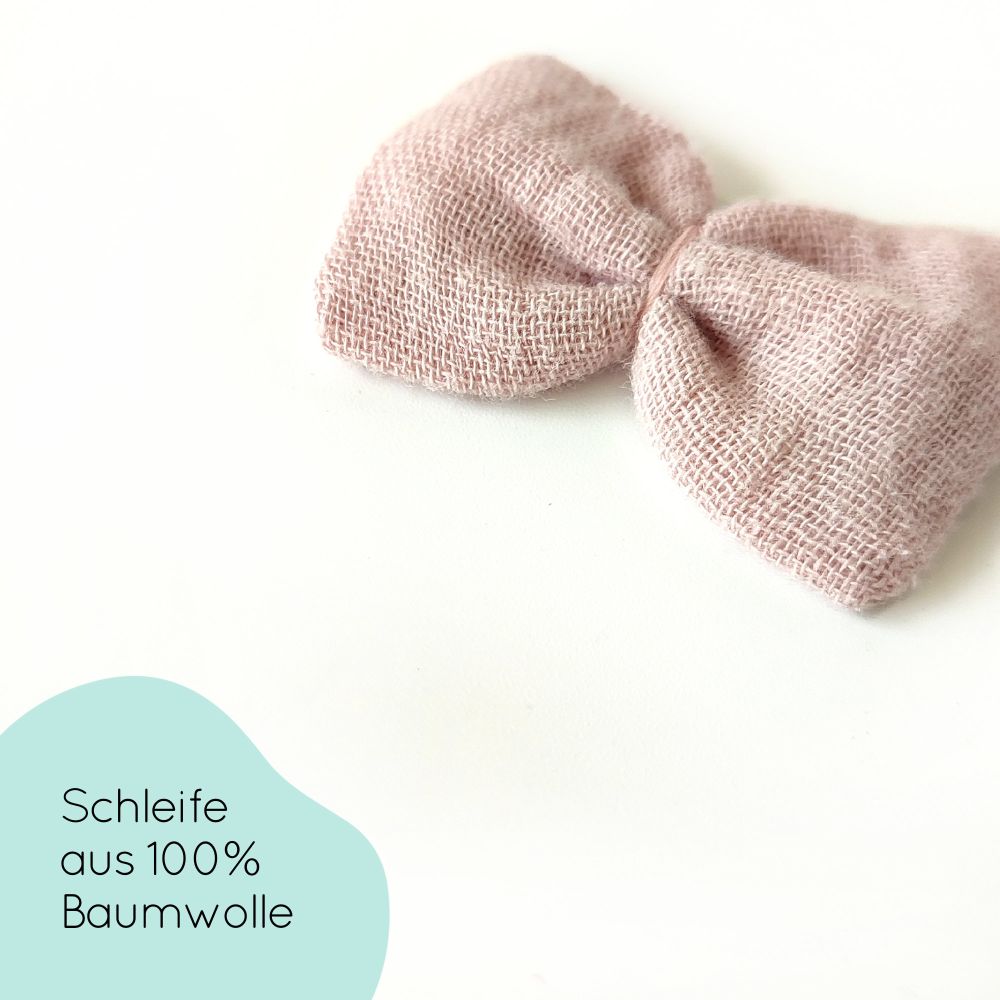 Haarschleife | Emma-Mini | Haarband | hellrosa