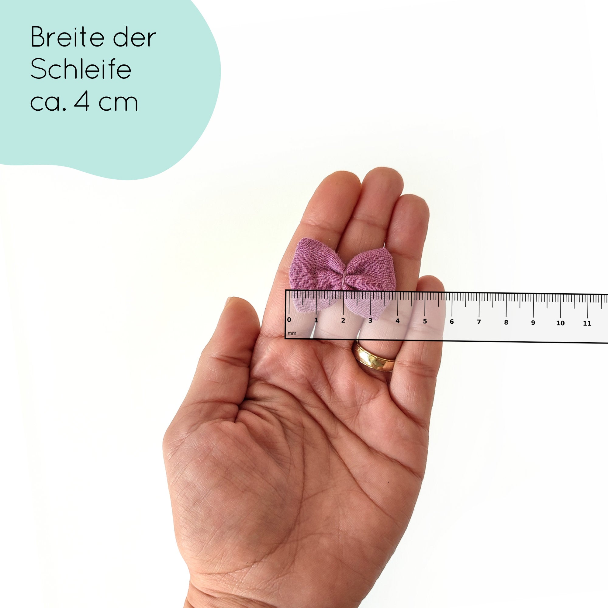 Haarschleife | Emma-Mini | Alligatorclip | lila