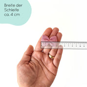 Haarschleife | Emma-Mini | Alligatorclip | rosa