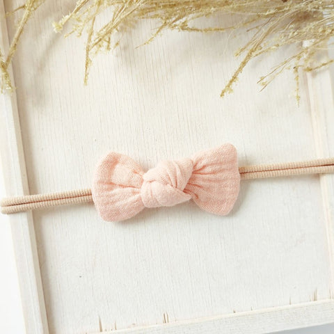 Baby hair bow | knot | nude