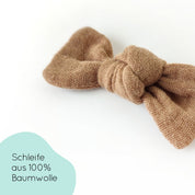Baby Haarschleife | Knoten | camel