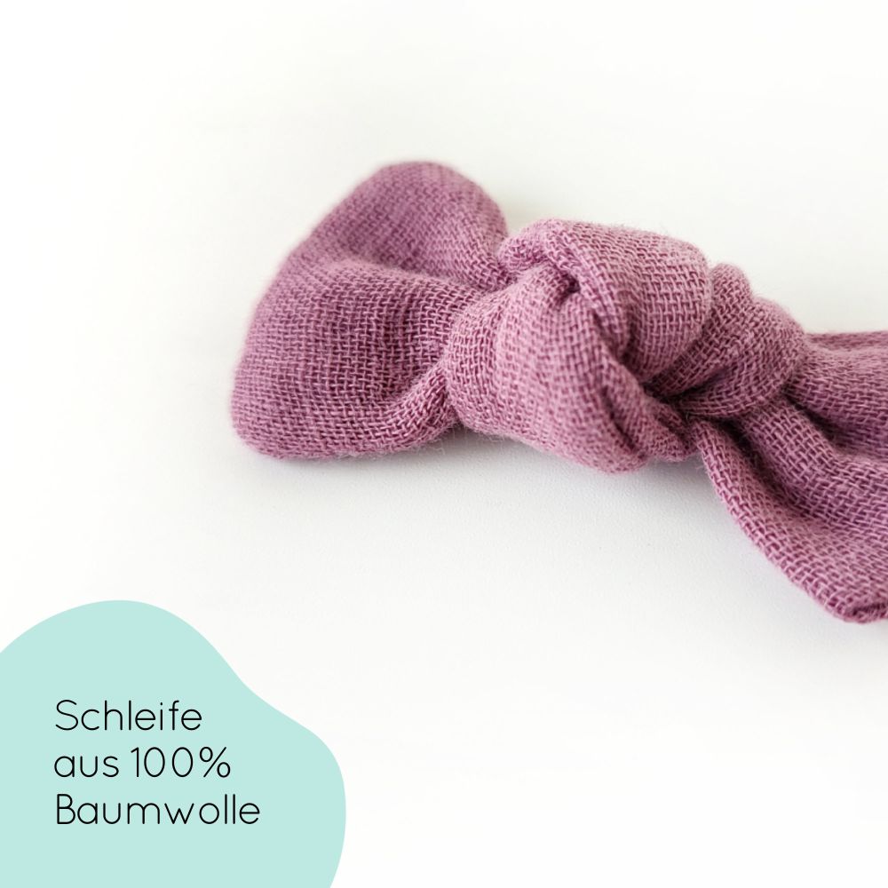 Baby hair bow | knot | purple