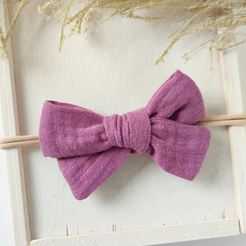 Haarschleife | MAXI | Haarband | lila