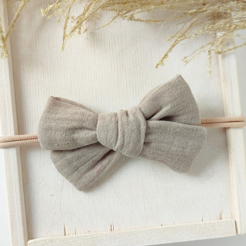 Haarschleife | MAXI | Haarband | taupe