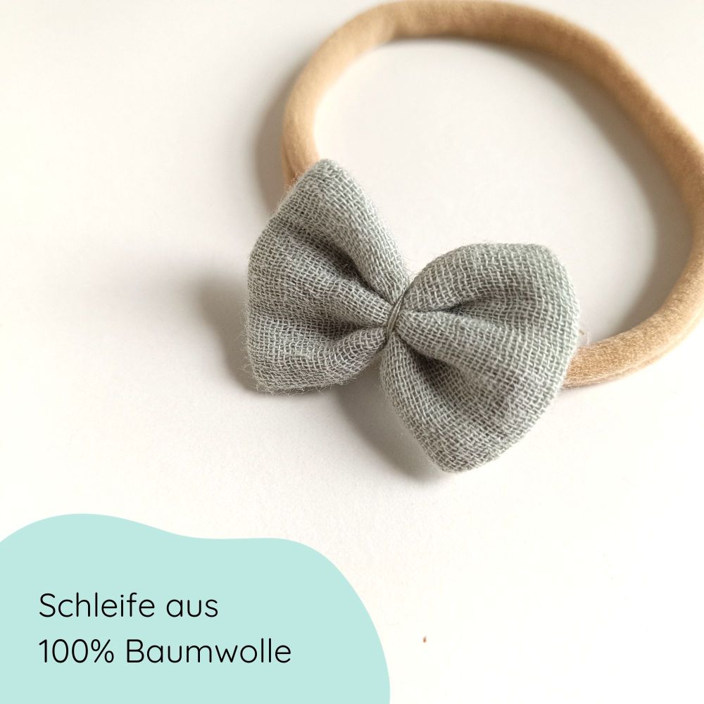 Hair bow | Emma-Mini | Hairband | taupe