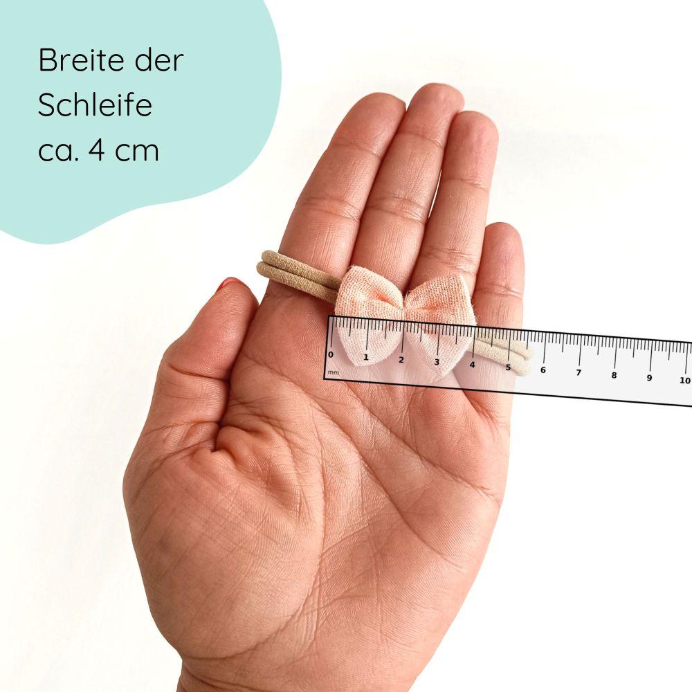 Haarschleife | Emma-Mini | Haarband | nude
