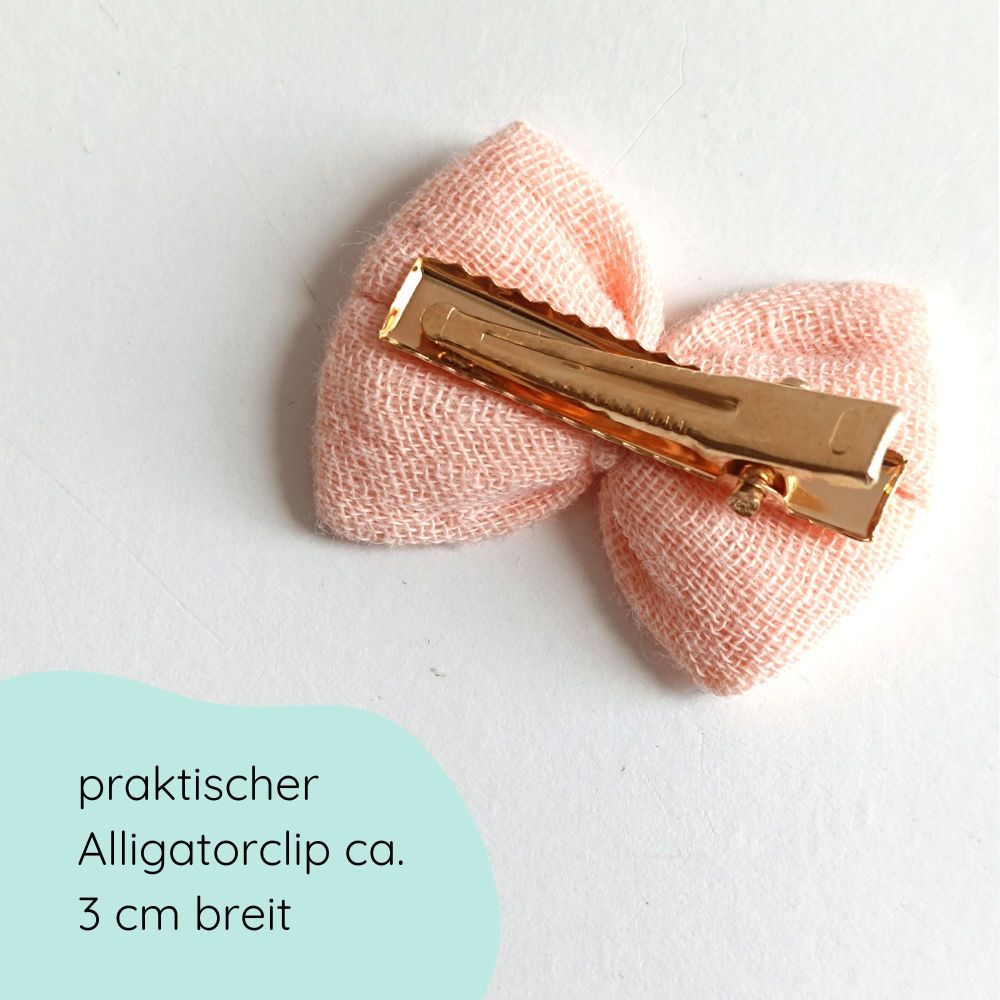 Haarschleife | Emma-Mini | Alligatorclip | nude