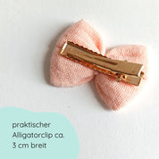 Haarschleife | Emma-Mini | Alligatorclip | nude
