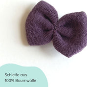 Haarschleife | Emma-Mini | Alligatorclip | pflaume