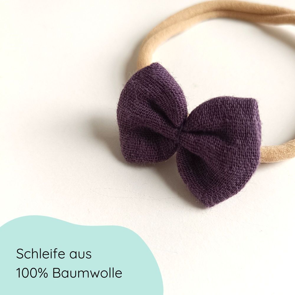 Hair bow | Emma-Mini | Hairband | taupe
