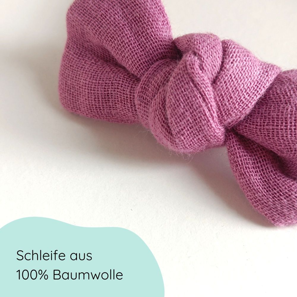 Baby hair bow | knot | purple