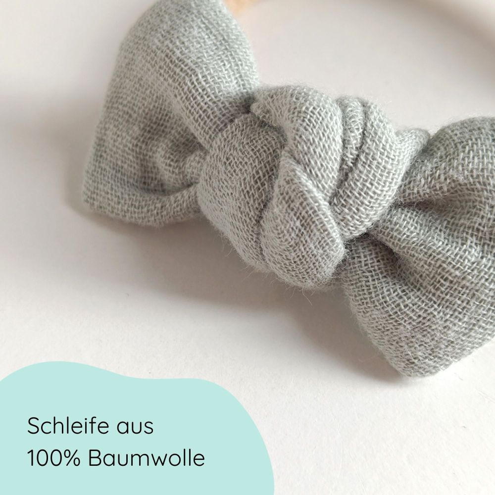 Baby Haarschleife | Knoten | mint