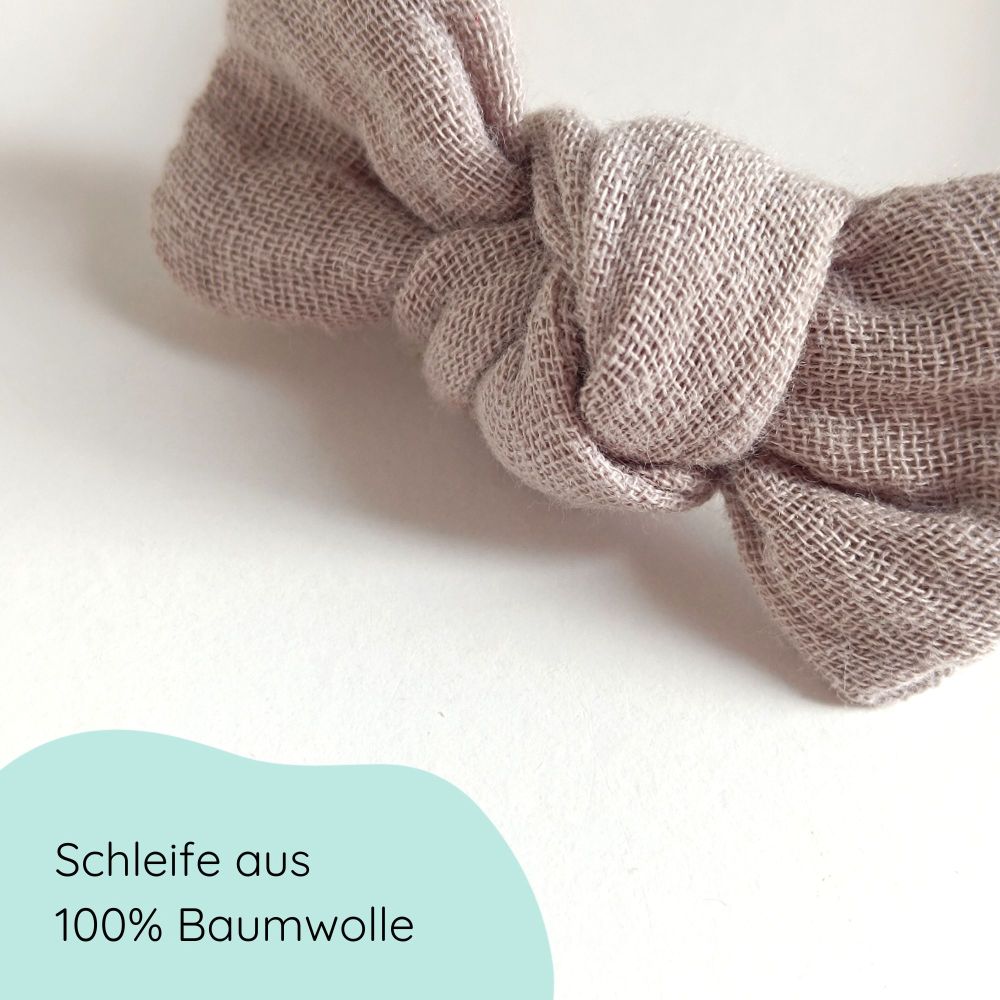 Baby hair bow | knot | taupe