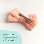 Haarschleife | MAXI | Alligatorclip | nude