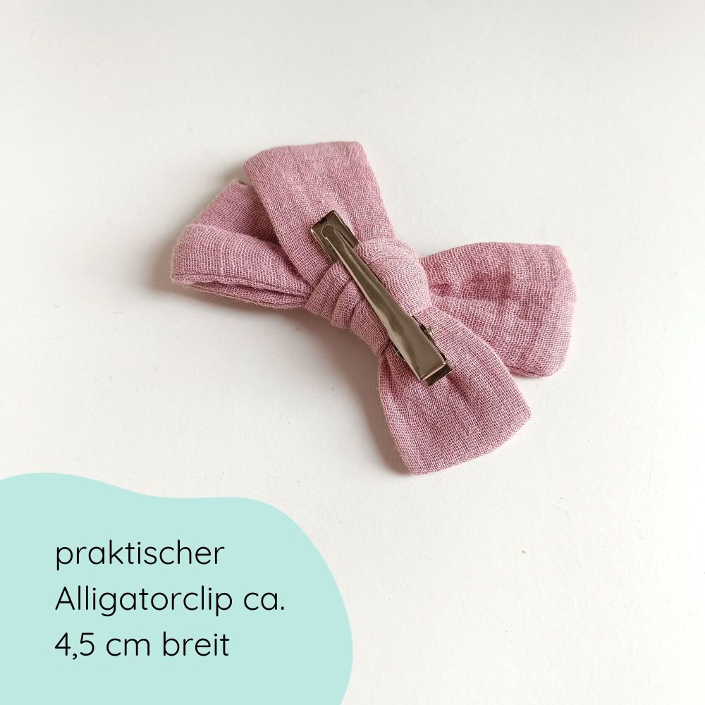 Haarschleife | MAXI | Alligatorclip | flieder