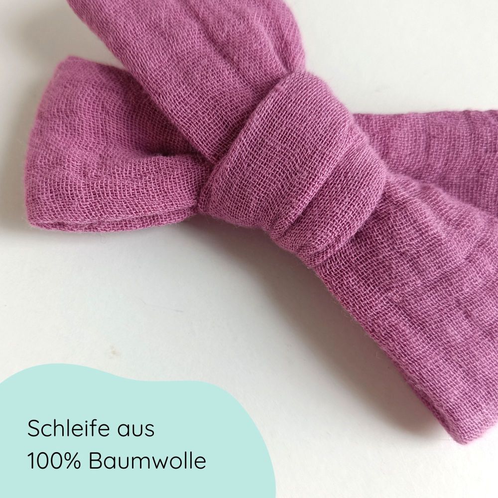 Haarschleife | MAXI | Alligatorclip | lila