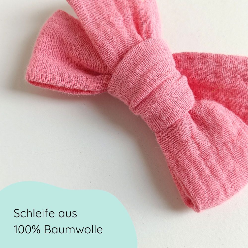 Haarschleife | MAXI | Alligatorclip | pinkrose