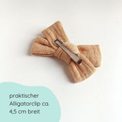 Haarschleife | MAXI | Alligatorclip | sand