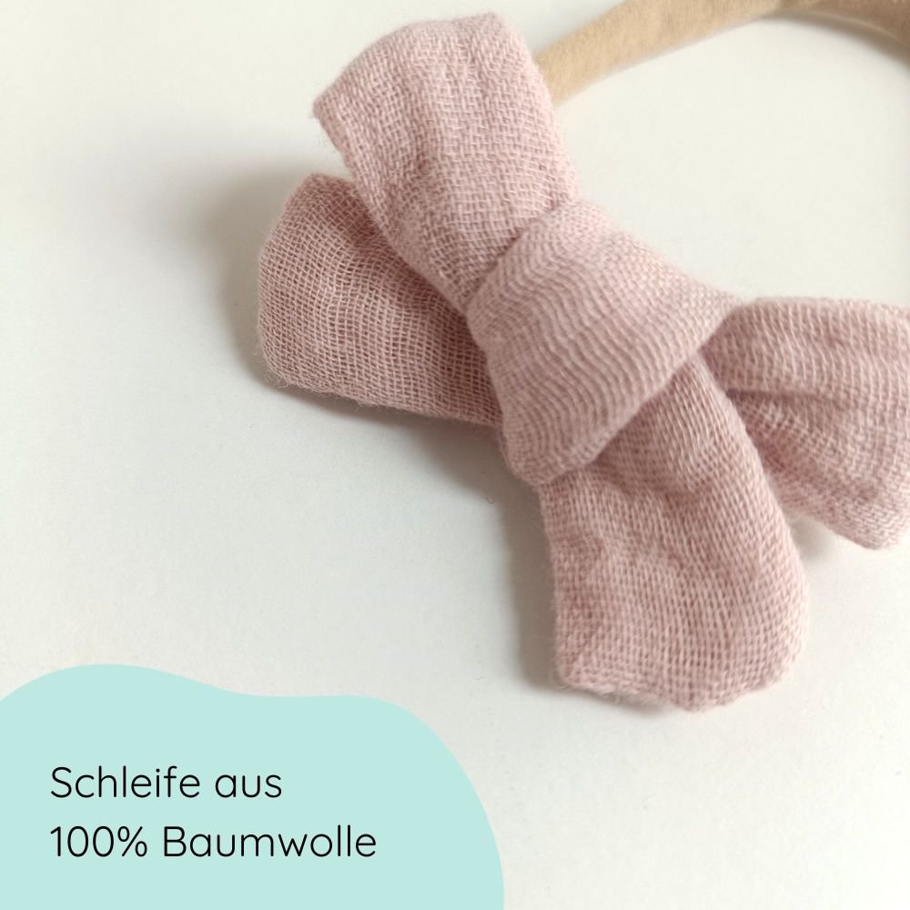 Baby Haarschleife | MIDI | hellrosa