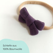 Haarschleife | MINI | pflaume