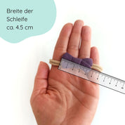 Haarschleife | MINI | pflaume